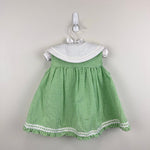 Load image into Gallery viewer, Vintage Cradle Togs Green Seersucker Balloon Butterfly Dress 18 Months
