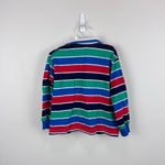 Load image into Gallery viewer, Vintage OshKosh B'gosh Striped Long Sleeve Polo Shirt Toddler Boy USA
