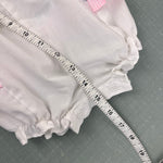 Load image into Gallery viewer, Vintage Pastel Ruffle Bow Sunsuit Romper 6-9 Months

