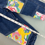 Load image into Gallery viewer, Vintage Hopscotch Kids Floral Patch Overalls 24 Months
