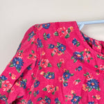 Load image into Gallery viewer, Vintage OshKosh B'gosh Long Sleeve Pink Floral Dress 4T USA
