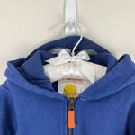 Load image into Gallery viewer, Mini Boden Novelty Hoodie Starboard Blue Wolf 3-4
