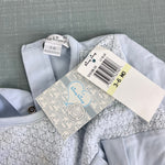 Load image into Gallery viewer, Kissy Kissy Smocked Blue Footie 3-6 Months NWT
