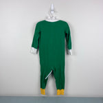 Load image into Gallery viewer, Hanna Andersson Green Elf HannaJams Sleeper Pajama 85 cm 2T
