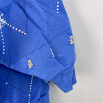 Load image into Gallery viewer, Vintage Hello Teddy by Spumoni Puff Paint Blue Ski Bear Sweatshirt 7/8 USA
