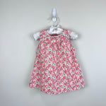 Load image into Gallery viewer, Janie and Jack Pink Floral Corduroy Dress 6-12 Months
