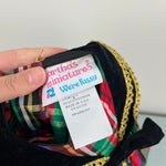 Load image into Gallery viewer, Vintage Martha's Miniatures Festive Red Plaid Dress 12 Months USA
