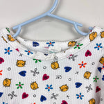 Load image into Gallery viewer, Vintage Healthtex Long Sleeve Tic Tac Toe XO Cat T-shirt 4T USA
