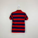 Load image into Gallery viewer, Vintage b.o.g. Red and Blue Striped Polo Shirt 10 USA
