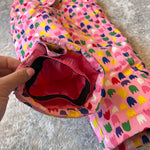 Load image into Gallery viewer, Hanna Andersson Pink Tulip Snow Bibs 100 cm 4T
