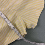 Load image into Gallery viewer, Vintage All Mine Yellow Seersucker Stripe Giraffe Applique Shortall Romper 12 Months
