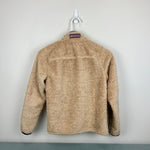 Load image into Gallery viewer, Vineyard Vines Stillwater Sherpa Quarter Zip Fleece Pullover Camel M 12-14
