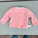 Load image into Gallery viewer, Mini Boden Cosy Velour Reversible Jacket &amp; Pants Set Pink/Ivory Ducks 3-6 Months
