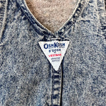 Load image into Gallery viewer, Vintage OshKosh B'gosh Acid Wash Suspender Overalls 4T USA
