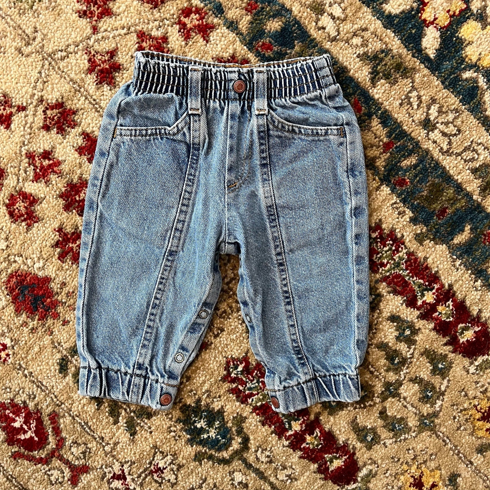 Vintage Little Levi's Blue Jeans 12 Months USA