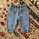 Load image into Gallery viewer, Vintage Little Levi&#39;s Blue Jeans 12 Months USA
