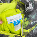 Load image into Gallery viewer, Columbia Frosty Slope Ski Jacket City Grey Brushed Camo/Bright Chartreuse 2T
