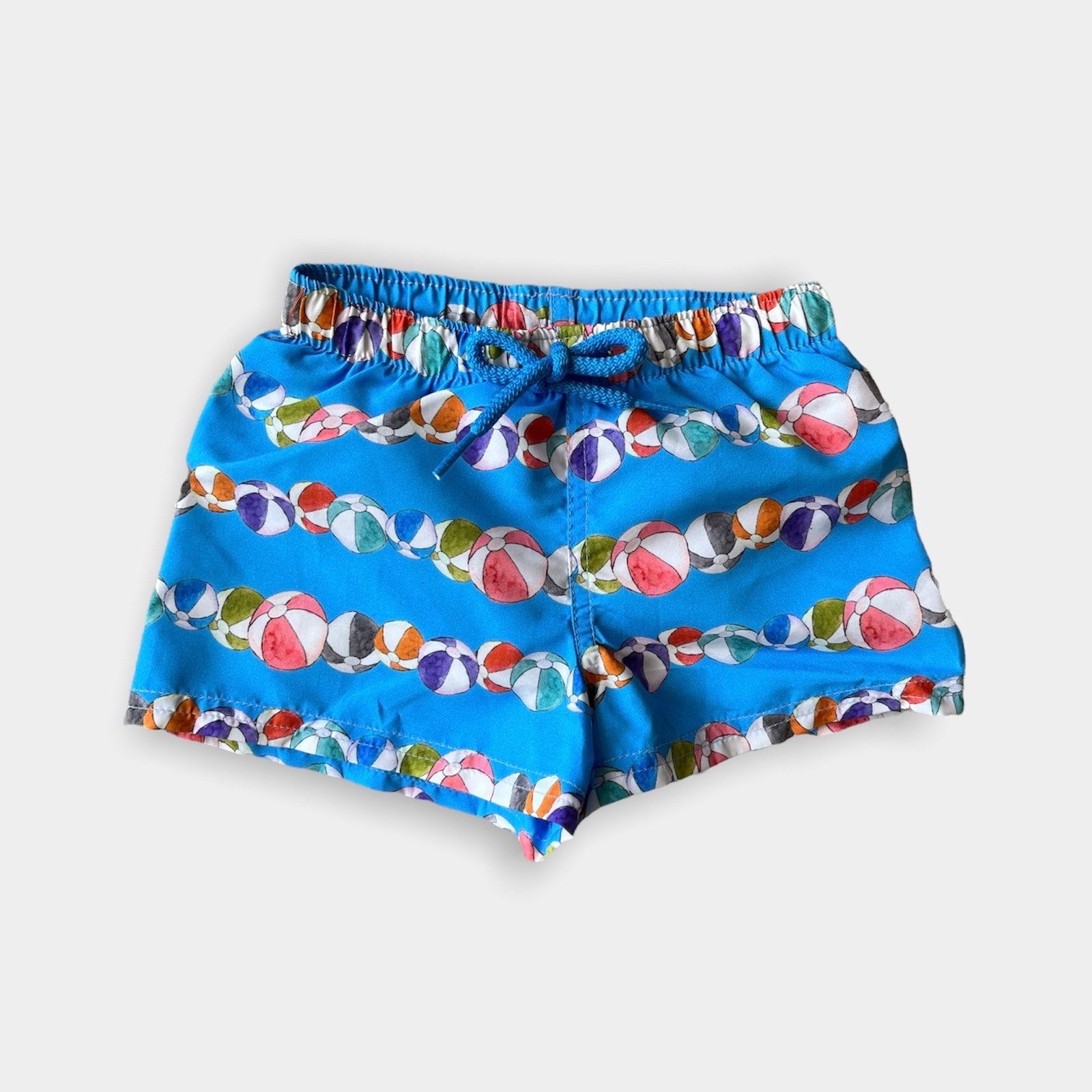 Condor Barcelona Blue Beach Ball Baby Boxers Swim Suit 6 Months NWT