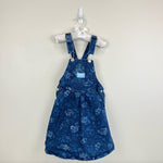 Load image into Gallery viewer, Vintage OshKosh B'gosh Blue Floral Jumper 5T USA
