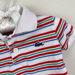 Load image into Gallery viewer, Vintage Izod Lacoste Short Sleeve Striped Polo Shirt 12 Months
