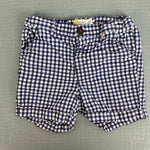 Load image into Gallery viewer, Mini Baby Boden Textured Shorts Blue Gingham 2-3
