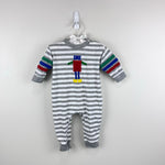 Load image into Gallery viewer, Florence Eiseman Stripe Knit Robot Longall 9 Months
