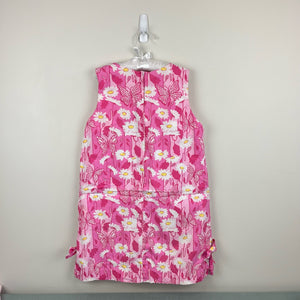 Lilly Pulitzer Girls Pink Daisies Shift Dress 8