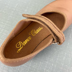 Load image into Gallery viewer, Dance Class Toddler Molly Jane Caramel Tap Shoes with Straps 12
