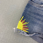 Load image into Gallery viewer, Cat &amp; Jack Rainbow Stitch Denim Shorts 6
