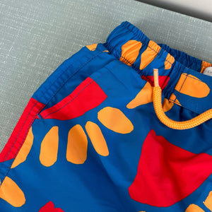 Stella McCartney Kids Bold Blue Swim Trunks 6 Years