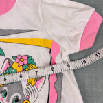 Load image into Gallery viewer, Vintage McKids Short Sleeve Tropical Cat T-Shirt L 24 months USA
