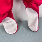 Load image into Gallery viewer, Vintage Paddington Red Fleece Footie Pajamas 2T USA
