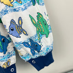 Load image into Gallery viewer, Vintage OshKosh B'gosh Fish Overalls 18 Months USA
