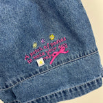 Load image into Gallery viewer, Vintage Pooh 100 Acres Collection Denim Jumper Dress 18 Months
