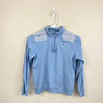 Load image into Gallery viewer, Vineyard Vines Girls Light Blue Rainbow Whale Shep Shirt M 10-12 100% cotton
