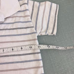 Load image into Gallery viewer, Vintage Healthtex Short Sleeve White Striped Polo Shirt 4T USA
