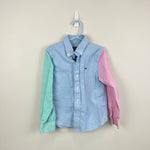 Load image into Gallery viewer, Vineyard Vines Boys' Party Oxford Whale Shirt 5T
