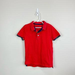 Mini Boden Pique Polo Shirt 7-8