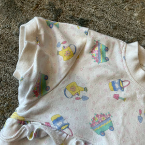 Vintage Good News Garden Beach Romper 24 Months