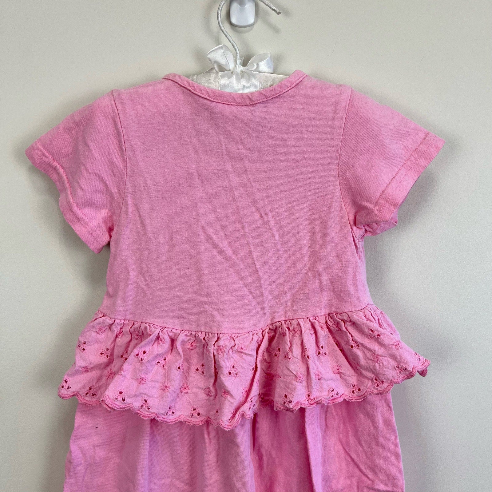 Vintage Wee Boxers Pink Ruffle Jumpsuit 24 Months USA