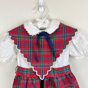 Vintage Nannette Plaid Dress 4T