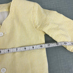 Load image into Gallery viewer, Vintage Yellow Seersucker Stripe Suit 6-12 Months USA
