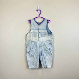 Vintage Girls Denim Jumpsuit Overalls