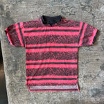 Load image into Gallery viewer, Vintage Body Rags Pink Black Surf T-Shirt Medium 12-14
