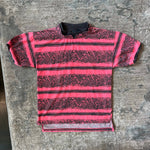 Load image into Gallery viewer, Vintage Body Rags Pink Black Surf T-Shirt Medium 12-14
