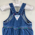 Load image into Gallery viewer, Vintage OshKosh B&#39;gosh Blue Jean Plaid Overalls 18 Months USA
