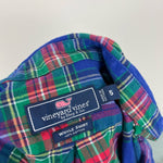 Load image into Gallery viewer, Vineyard Vines Plaid Flannel Whale Shirt 5T
