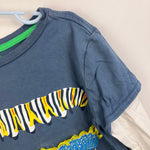 Load image into Gallery viewer, Mini Boden Long Sleeve Applique Caterpillar T-Shirt 9-10
