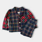 Load image into Gallery viewer, Vintage OshKosh B'gosh Patchwork Plaid Flannel Pajama Set 6
