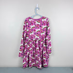 Load image into Gallery viewer, Hanna Andersson Floral Pink Unicorn Long Sleeve Dress 130 cm 8
